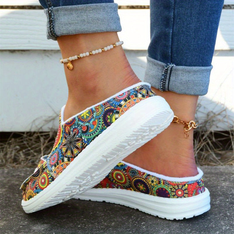 Print Canvas Shoes At9852