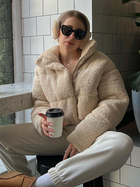 Winter Turtleneck Long Hide Thick Coat