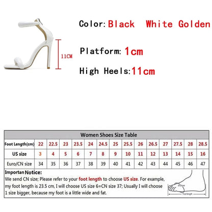 Liyke Cozy Pu Leather Strap Sandals – Golden Wedding Banquet Shoes