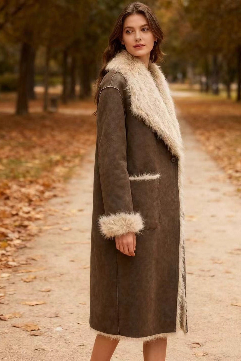 Long Double-sided Reversible Winter Coat