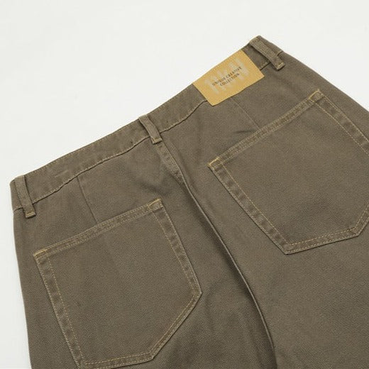 Wide-leg Workwear-style Pants
