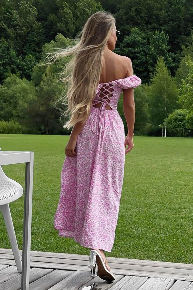 U-neck Midi Dress