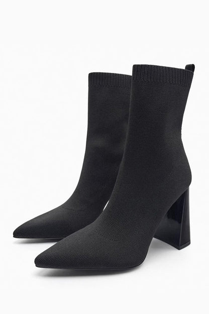 Elastic Socks Ankle Boots