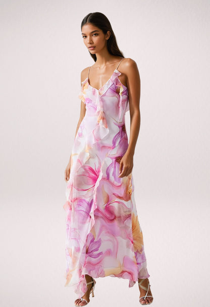 Nylah | Ruffle Maxi Dress