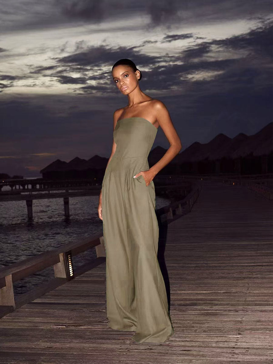 Strapless Jumpsuits
