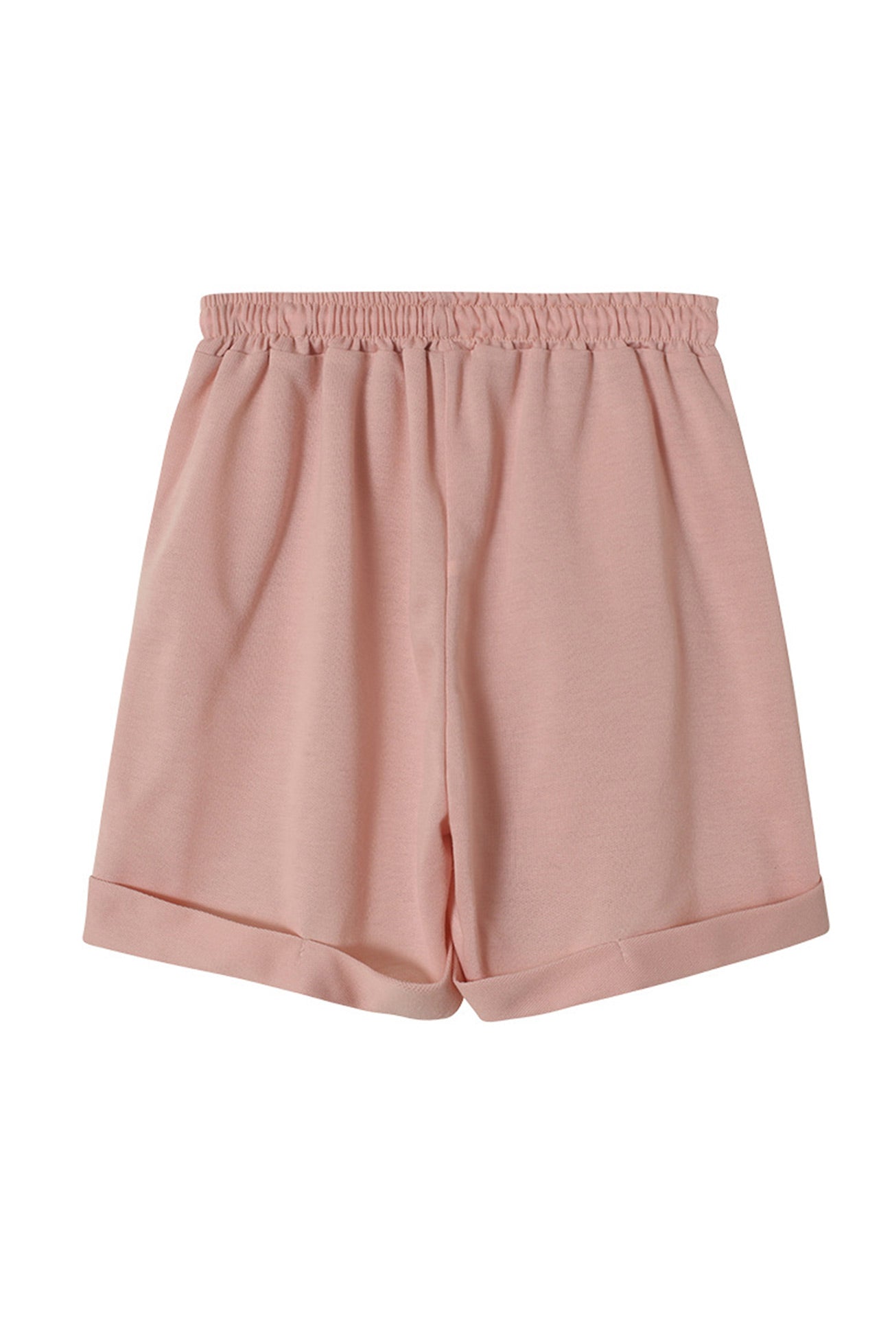 Crew Neck Sweatshirt Shorts Set