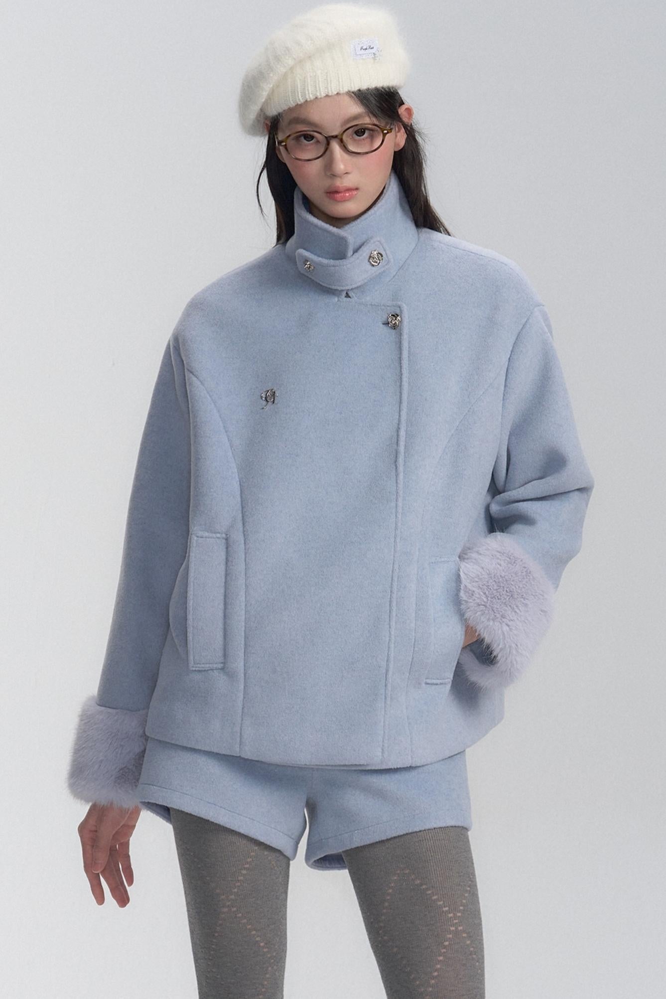Winter Frost Coat and Short Set-up