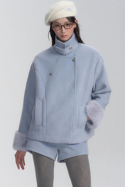 Winter Frost Coat and Short Set-up