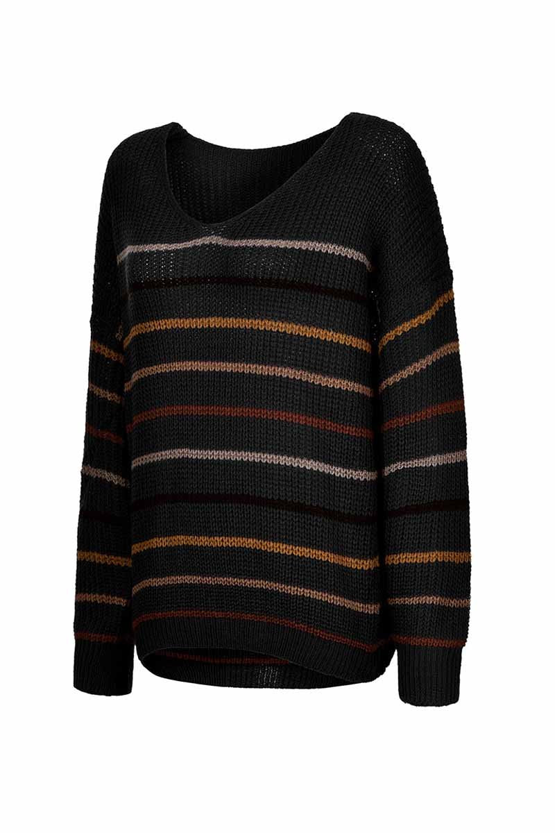Loose Striped Sweater