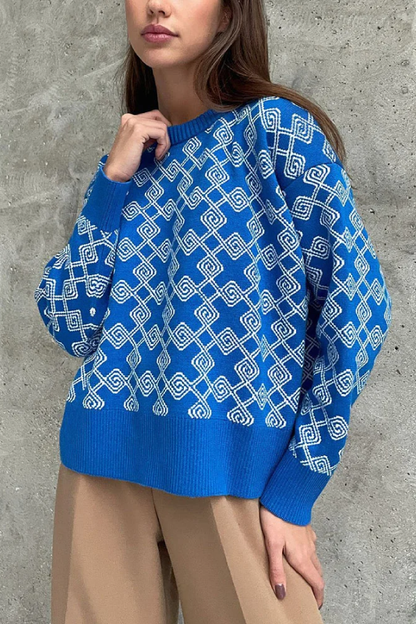 On-trend Jacquard Sweater