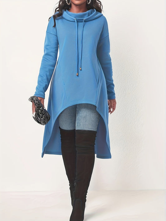 Long Sleeve Drawstring Hoodie Sweatshirt Kr0741