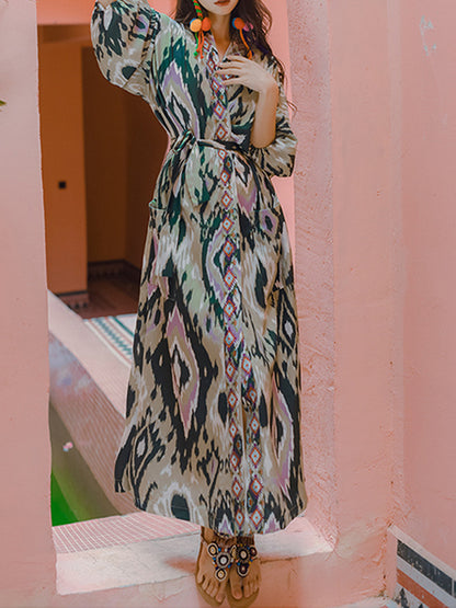 Printed Cardigan Jacket