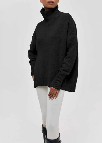Cozy Turtleneck Pullover - Color Sweater