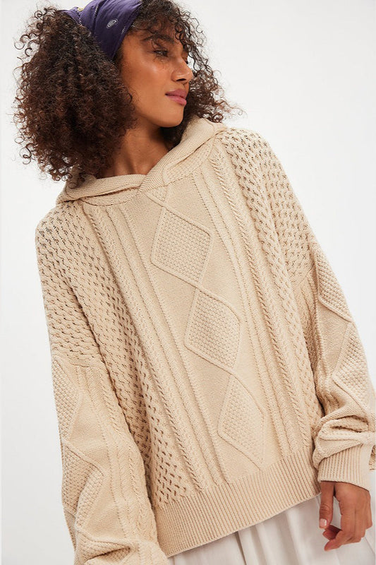 Hooded Knit Sweater