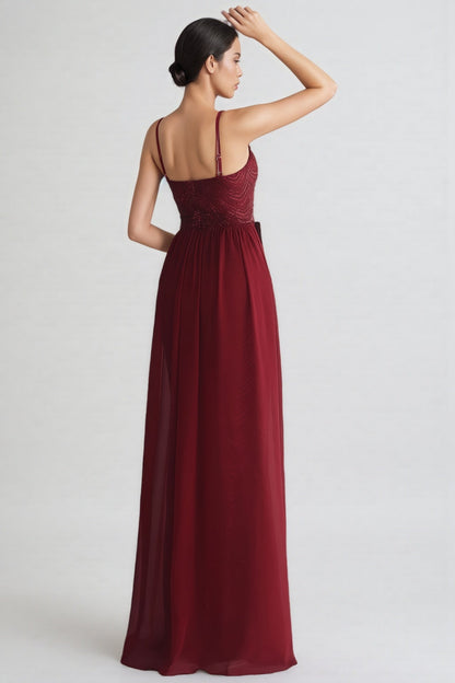 Fritz Spaghetti Strap Sequin Maxi Dress