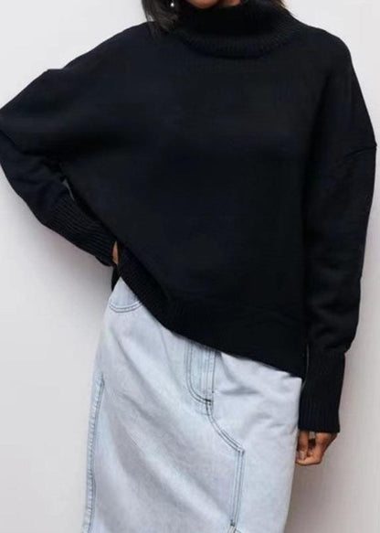 Cozy Turtleneck Pullover - Color Sweater
