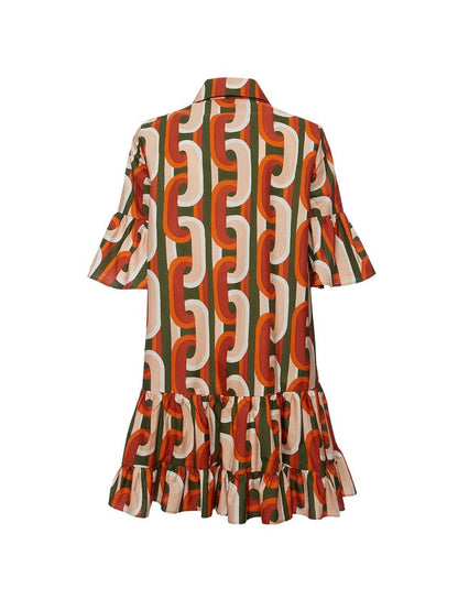 Sassy Dropped Waist Mini Dress