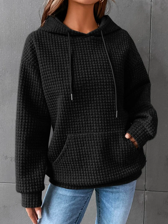 Plain Hoodie Sweatshirt