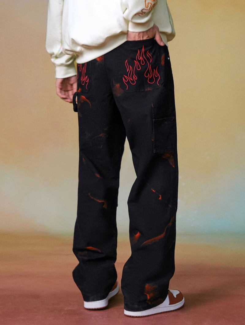 Fire-washed Logger Pants