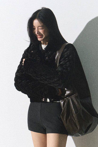Minimalist Cropped Cardigan/vest/short