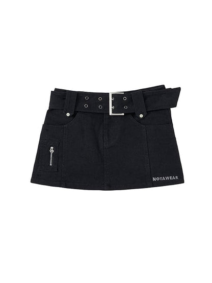 Denim Anti-glare Skirt