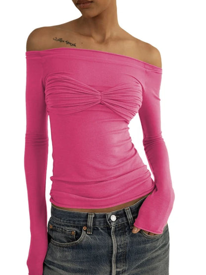 Short Sleeve Mesh Top Shirt for Off-shoulder See-through Knit Pullover Summer Sheer New T-shirt