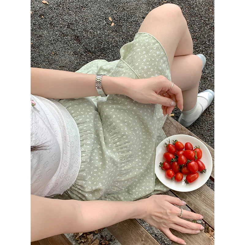 Dressbetty - Smlsummer Pleated Mini Skirt