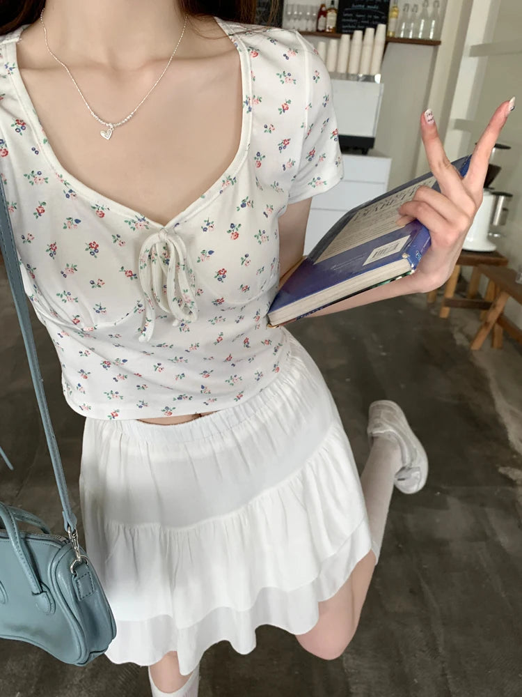 Dressbetty - Smlsummer Pleated Mini Skirt