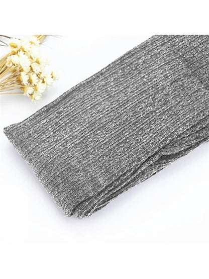 Autumn Winter ’s Skinny Slim Stretch Knitted Leggings High Waist Ribbed Warm Pants Trousers 2025fashion
