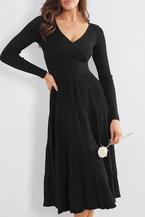 Irregular Color Wool Knit Skirt Knitted Skirt