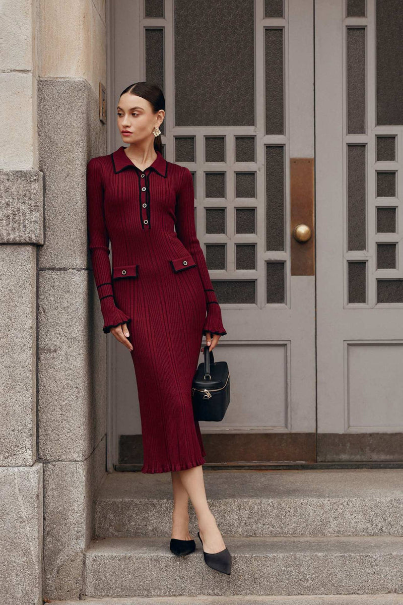 Knit Bodycon Maxi Dress