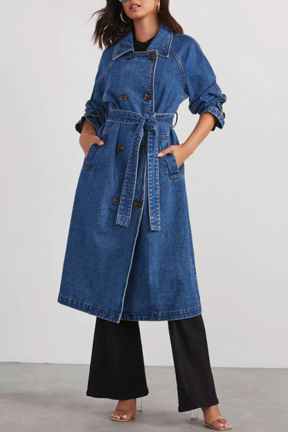 Chandry Denim Trench Coat