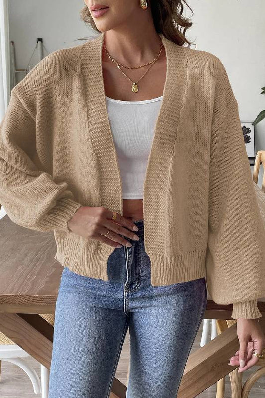 Trend Lantern Sleeve Simple Coat