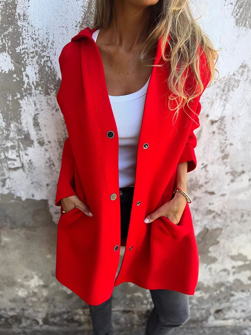 Color Single Breasted Coat