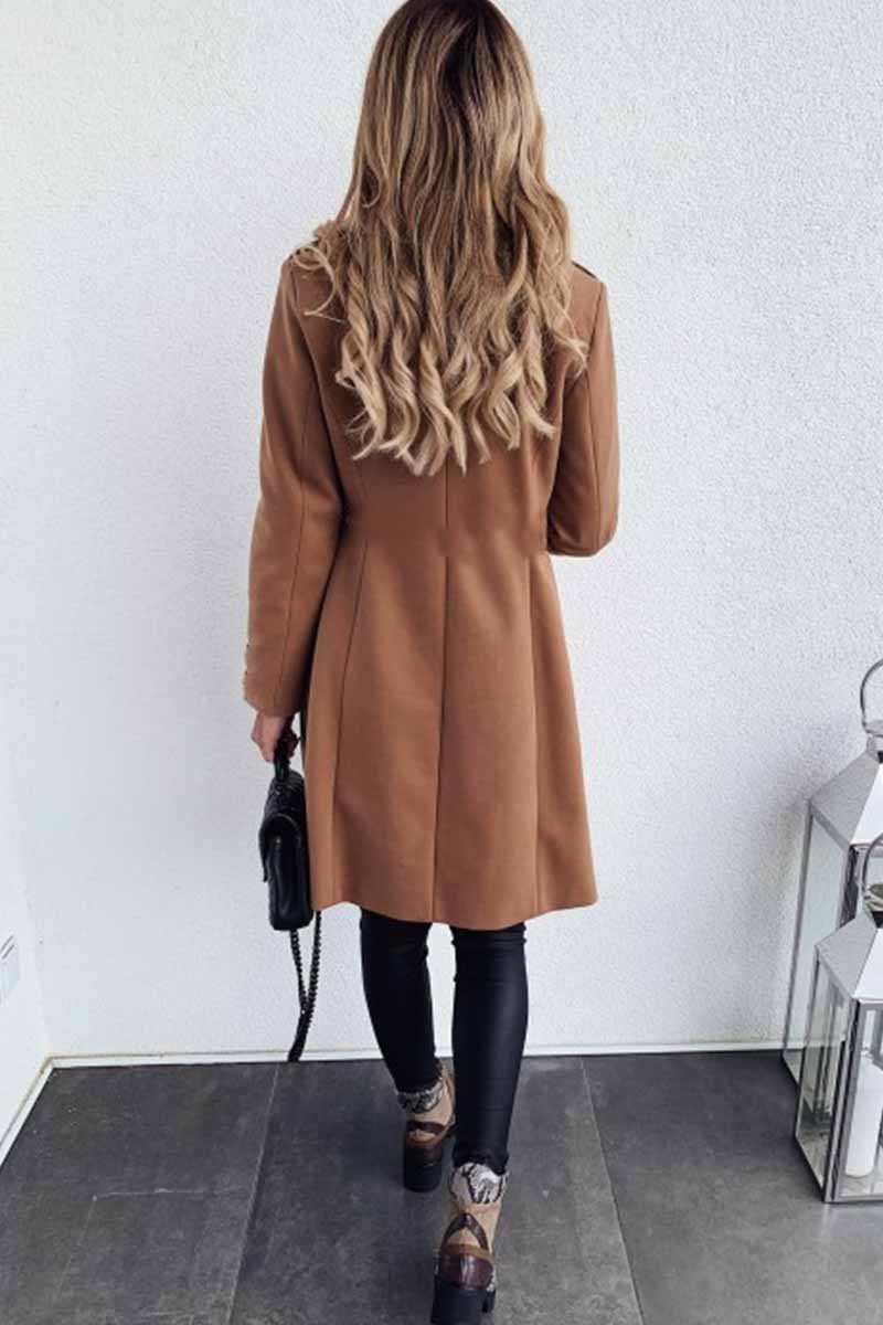 Color Coat With Buttons(3 Colors)