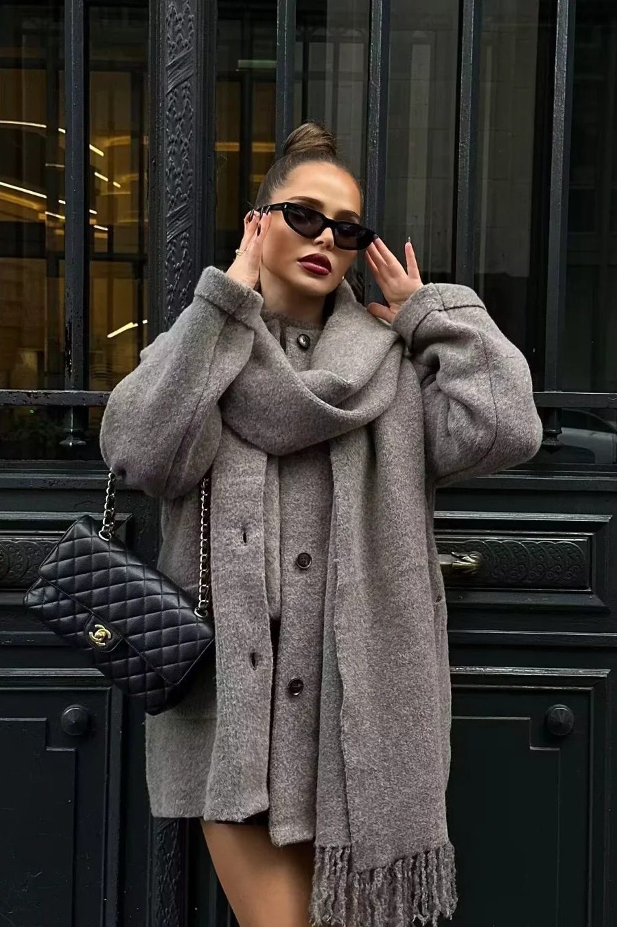 Scarf and Coat Set