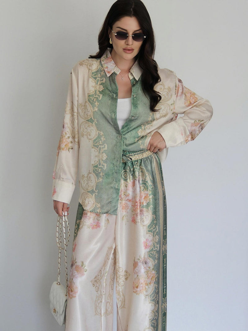 Regal Flow Wide-leg Pants