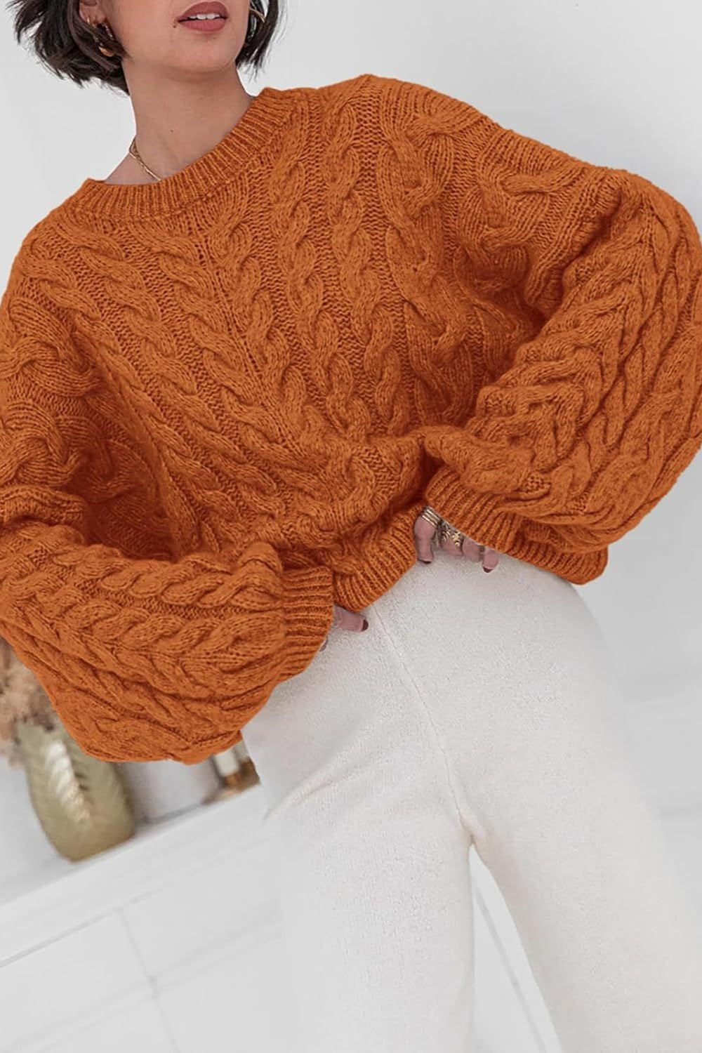 Chunky Knit Cable Sweater