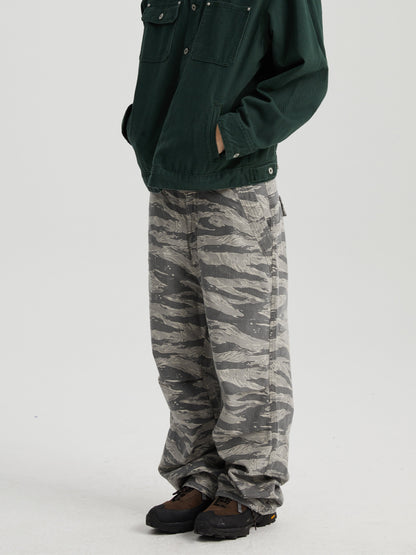 Rugged Tree Camouflage Old Work Pants