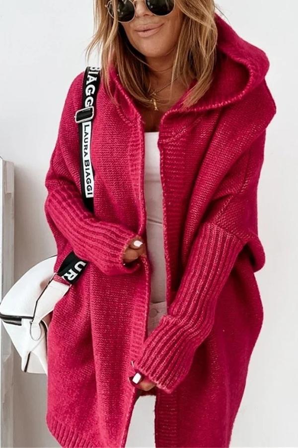 Fall for Nyc Hooded Cardigan