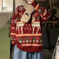 Leticia® | Half collar Christmas sweater