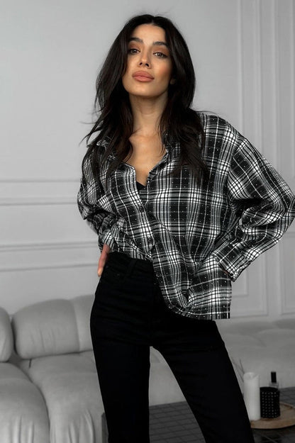 Style Plaid Blouse
