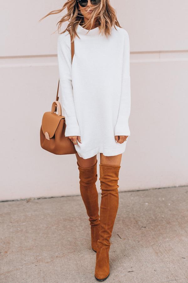 Come My Way Sweater Dress