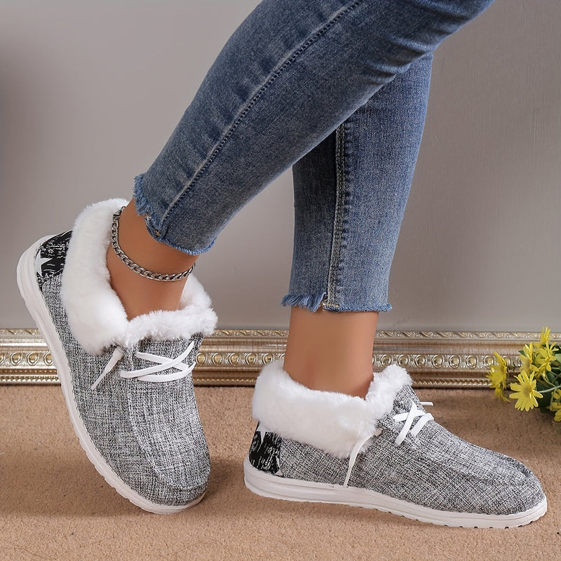 Plush Lined Canvas Shoes Gr7841