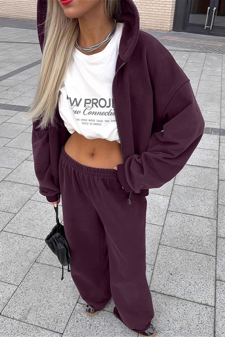 Hooded Sweatshirt and Jogger Two Piece Set