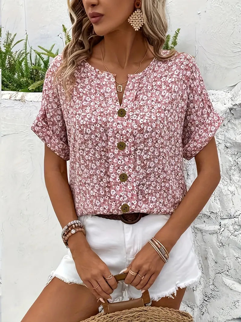 Sophia | Summer Print Blouse