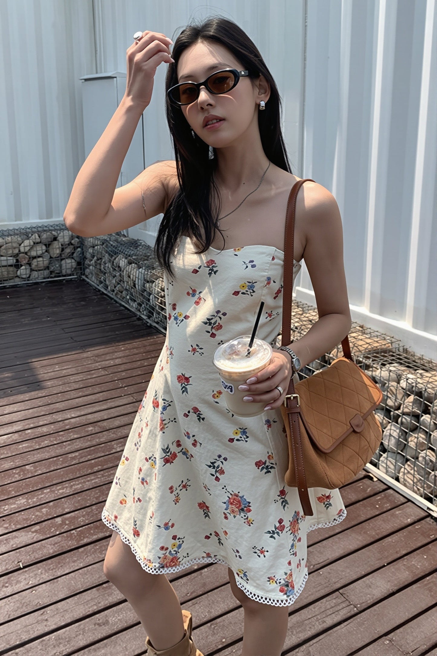 Waist Bandeau Mini Dress