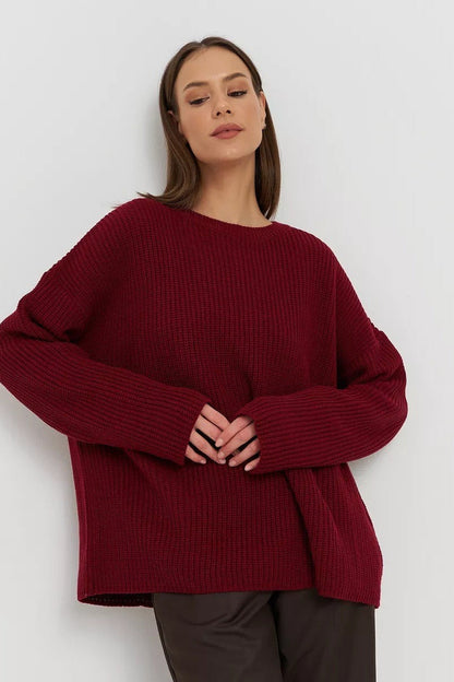 Knit Crewneck Pullover Sweater