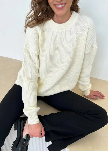 Round Neck Loose Sweater