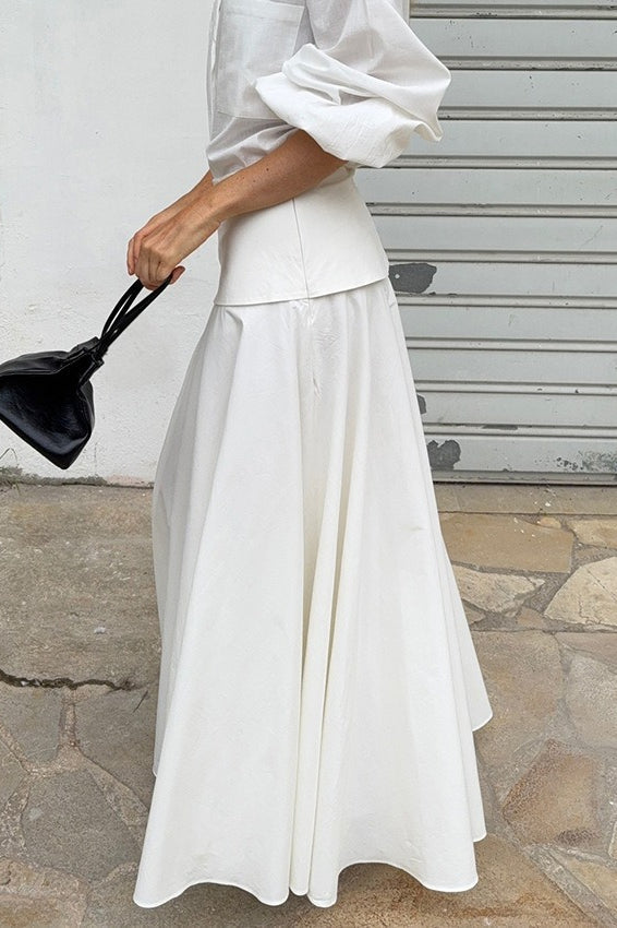 A-line Midi Skirt